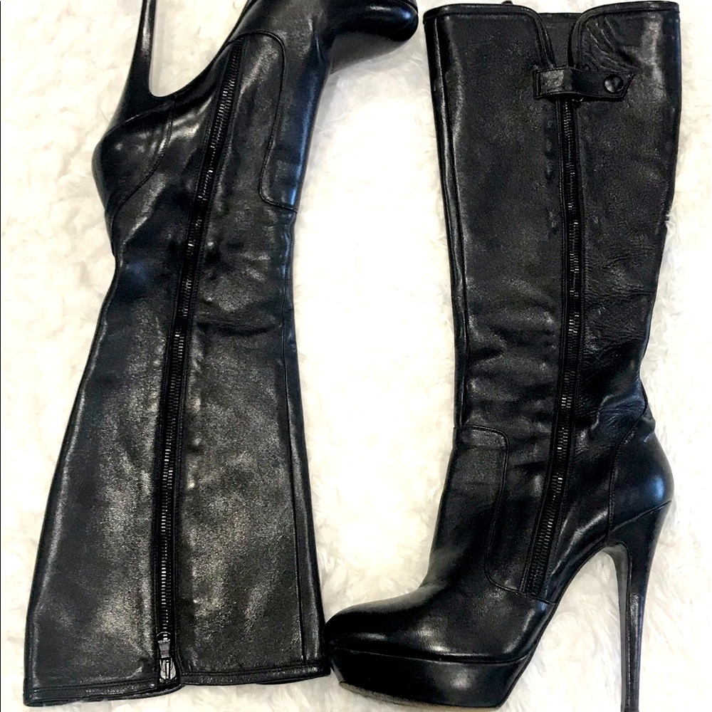 Vintage Rock & Republic platform knee high boots